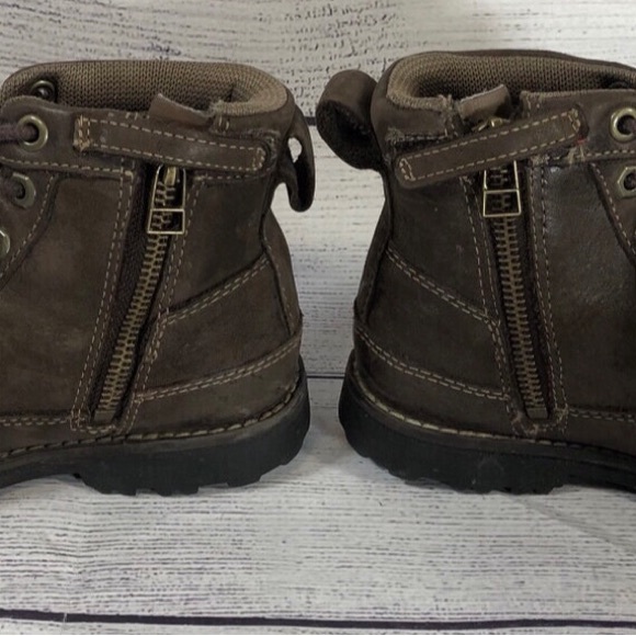 Timberland size 10 brown distressed leather boot - Picture 4 of 8